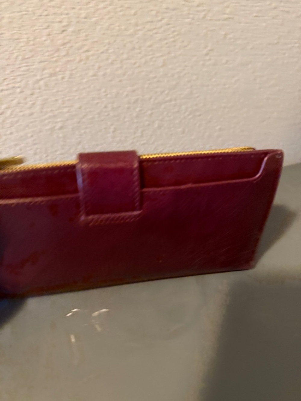 HOBO Dark maroon Leather Wallet Organizer - Picture 8 of 9